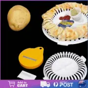 Microwave Chip Maker DIY Crisp Potato Apple Slicer Health Kitchen Bake Vegetable