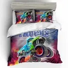 Color Trucks Single/Double/Queen/King Size Bed Quilt/Doona/Duvet Cover Set
