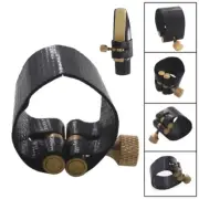 Alto Sax Clarinet Mouthpiece Ligature Saxophone Clip PU Single Screw Fastener