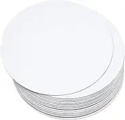 Gcardist 15.24cm White Cake Boards Round 25-Packs Circles Rounds Cardboard Base Food-Grade Cake Plate(Thinner But Stronger, 6 Inch)