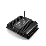 Car / Household 4 Channels Led Display Amplifier Audio Support Bluetooth Mp3 With Remote Control