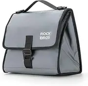[ROCKBROS] Adjustable Capacity Bicycle Bag for Brompton Folding Bike, Insulated Waterproof Front Storage Crossbody Bag