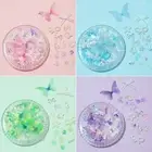 Butterfly Shell pearl Glitter Sequin Stickers DIY Nail Art Decoration Girl
