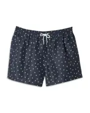 NWT PS PAUL SMITH Swimwear Mens XL Navy Blue Pool Print Swim Shorts Lined