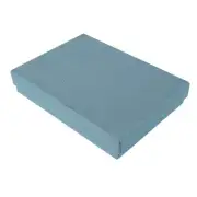 100 Matte Blue Cotton Filled Jewelry Packaging Gift Boxes Necklace Bracelet #75