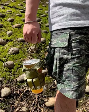 台南 武星級 軍事風 手搖 飲料 杯套 提袋 戰術 背心 沙 ( 環保酒瓶瓶套海尼根台灣啤酒台啤百威紅酒小馬甲擺飾裝飾