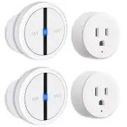 Wireless Remote Control Outlet Switch 500 ft long Range for Lights Lamps Fans ×2