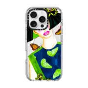 iPhone 16 Pro Clear Case MagSafe Compatible Madame Butterfly