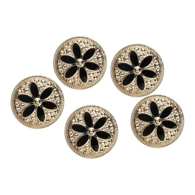 5pcs Gold Pearl Button 18mm 0.45" Thick Sewing Button Style Q