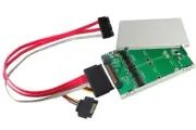 2.5 Inch SATA Express to mSATA SSD RAID Card