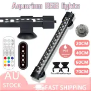 Fish Tank Aquarium Light Waterproof 24/7 Timer Full Spectrum RGB Auto On Off