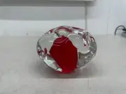 Global Views Dimple Paperweight - Cinnabar - Small