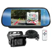 7" Rearview Monitor Caravan Reversing Camera 4PIN System 12v 24v Kit CCD iPoster