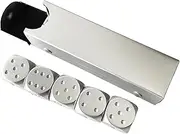 Aluminum Alloy Dice - Game Poker Dices,Sturdy Solid Metal Dice Set, Exquisite Portable Dice Game Toy, Small Poker Games Dices Set for Poker, Gatherings