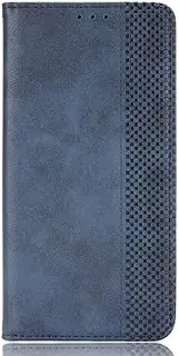 [YukeTop] Cover for Samsung Galaxy Z Fold 4 Case, Leather Protective Shell, Drop-Proof, Shock-Proof, with Pen Slot Cover Protection for Samsung Galaxy Z Fold 4.Blue