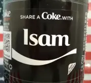 Share A Coke With Isam 2018 Zero Sugar Limited Edition Coca Cola Bottle