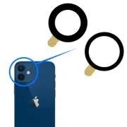 Back Rear Camera Glass Lens Replacement for iPhone 12 / 12 Mini - Black
