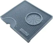 Tamper Mat for Espresso Station - Silicone Coffee Tamping Pad, TM-CO01 Black