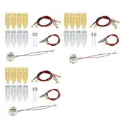 Fruit Battery Science Experiment Kit for Home Teaching Toy, Lemon Potato Battery Physics Teaching Experiment 3 Sets As Shown