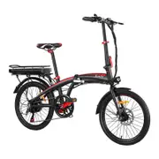 Everfit 20" Rechargeable Folding Urban Electric Bike - Black