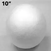 2 pcs 10" White Foam BALLS Wedding Party Art Craft DIY Decorations Supplies