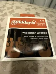 D' Addario EJ15 Phosphor Bronze .010-.047 Extra Light Acoustic Guitar B8