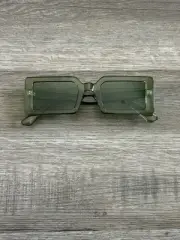 Rectangle Women 90s Retro Trendy Y2K Aesthetic Vintage Square Retro Sunglasses