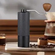 GGP Black Premium Manual Coffee Grinder With Adjustable Ceramic Burr Compact And Durable For Perfect Coffee Grinding