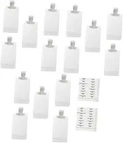 MERRYHAPY 1Set Travel Cosmetic Space Saving Leakproof Pouches for Shampoo Lotion Essentials Includes Containers and Labels
