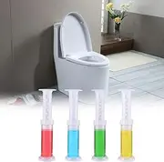 Toilet Bowl Gel Stamp | Flower Fragrance Bathroom Deodorizer Stops Lime Scales and Stains Toilet Cleaner Gel - Removes Odor Without Leaving Traces Home and Household Cleaning Tools Puchen