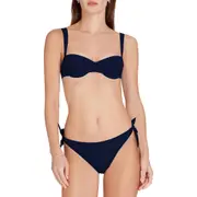 VALIMARE Athens Underwire Bikini Top in Navy Blue at Nordstrom, Size Large It
