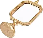 Elegant Vintage Makeup Mirror Multifunctional Tabletop Home Accessory Retro Design Reflection for Beauty Routine and Dresser Decor