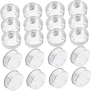 50Pcs Aluminum Candle Cup Cases Lightweight DIY Tea Light Holders for Weddings Valentine Day and Giving Heat Resistant Metal Candle Tins for Easy Storage