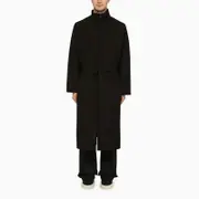 [Fear of God] Black wool trench coat with high collar 50 IT Black