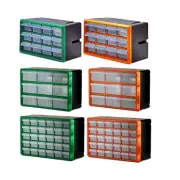 Drawer Storage Cabinet Multi Grid Bead Case Compartment Organizer for Family