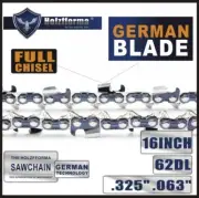 16" Chainsaw Saw Chain .325" .063" Fit Stihl 020 021 023 025 And More Saw 62 DL