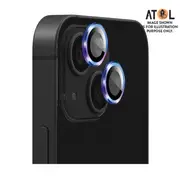 EFM Camera Lens Armour Protector For IPhone 15 - Rainbow Nirvana