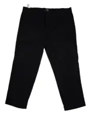 Dockers Chino Pants Straight Leg Flat Dress Casual Pants Black Mens 40x30