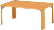 Hagihara VT-7922-75NA Low Table, Foldable, Compact, Natural, Width 29.5 inches (75 cm), 1 Unit