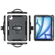 USP Rugged Apple iPad Air (11') (M3/M2)/ iPad Air (10.9') (5th/4th Gen)/ iPad Pro (11') (6th/5th/4th/3rd Gen) Case Black - Built-in-Kickstand HDIPADAIR11