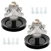 1 Pair Spindle Assembly W/ Bolts For MTD Cub Cadet Troy-Bilt 918-04124A