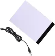 BATHVEVE Drawing Thin Pad LED Table Light up Note Board LED Copy Board Light Portable Board Light Table Light up Punching Board Light Board Drawing Pad Easel Board White