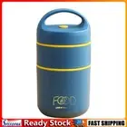 Thermal Lunch Box Stainless Steel Bento Food Containers for Kids (Dark Blue)