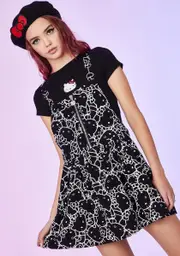 [Dolls Kill x Hello Kitty] Shadow Dimension Pinafore Dress