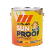 taubmans 4l neutral gloss sunproof exterior paint