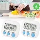 2x Kitchen Timer Magnetic Digital Alarm Clock Loud Count Down Large LCD Display
