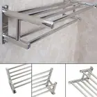 Shower Rail Fixed Holder Towel Rail Holder Bathroom Rack Storage Organizer