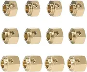 Modification Accessories 4PCS Brass Widen Wheel Hub Hex Extended Adapter for 1/10 RC Crawler TRX4 TRX6(6mm)