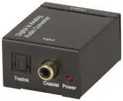 Digitech Digital to Analogue Audio Converter Sampling Rate 48kHz Power 5VDC
