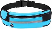 Generic Running Belt for Mobile Phone, Sports Waist Bag, Waterproof, Adjustable Elastic Band, One Size, Turquoise